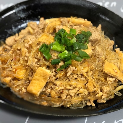 麻婆春雨！油揚げ入り☆